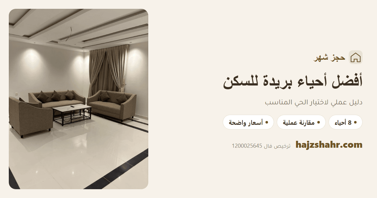 The Best Districts to Live in Buraydah — A Practical Guide